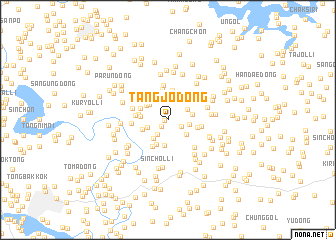 map of Tangjŏ-dong