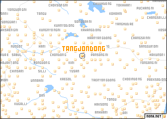 map of Tangjŏn-dong