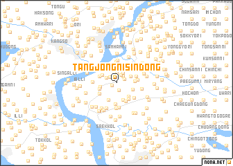 map of Tangjŏngnisin-dong