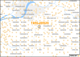 map of Tangjŏng-ni