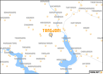 map of Tangjŏ-ri