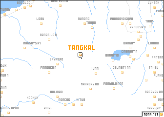 map of Tangkal