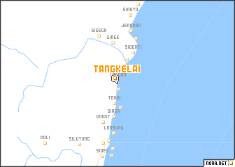 map of Tangkelai