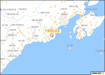 map of Tangke