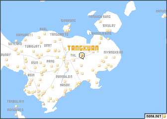 map of Tangkuan