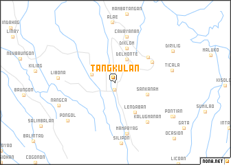 map of Tangkulan