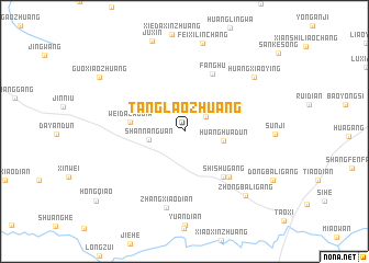 map of Tanglaozhuang