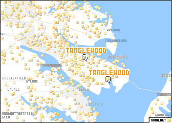 map of Tanglewood