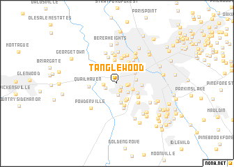 map of Tanglewood