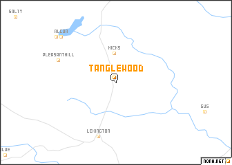 map of Tanglewood