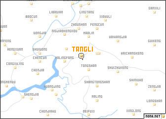 map of Tangli