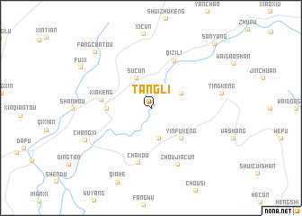 map of Tangli