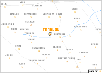 map of Tanglou