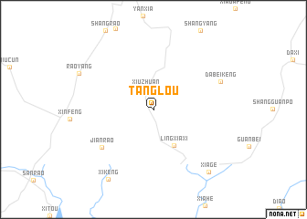 map of Tanglou