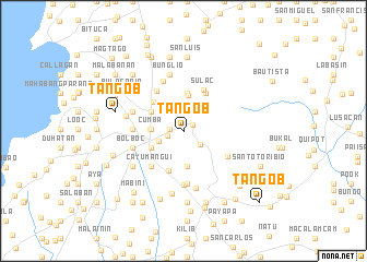 map of Tangob