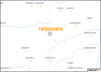 map of Tango-Idiofa