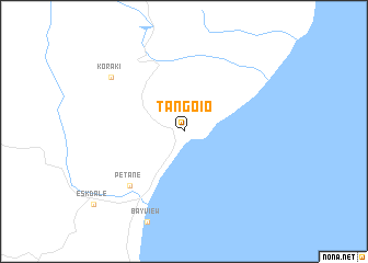map of Tangoio