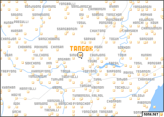 map of T\