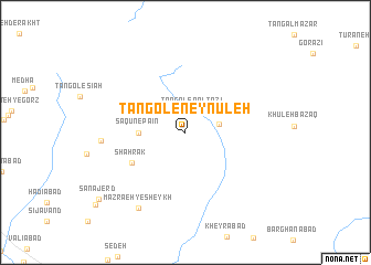 map of Tangol-e Ney Nūleh