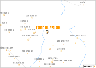 map of Tangol-e Sīāh