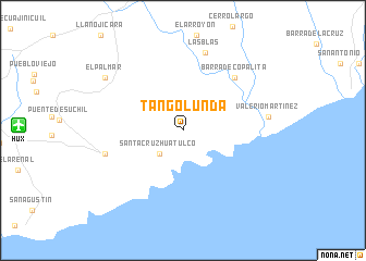 map of Tangolunda