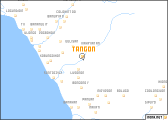 map of Tangon