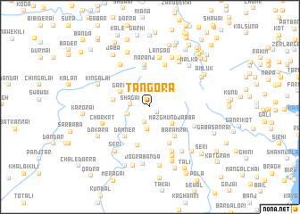 map of Tangora
