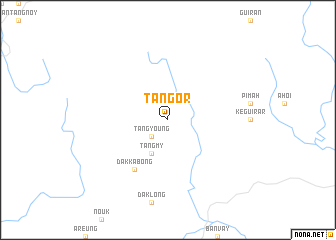 map of Tangor