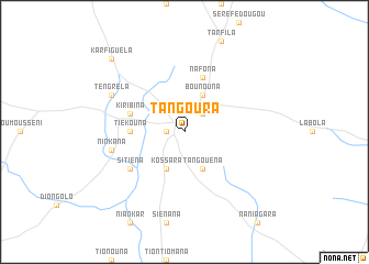 map of Tangoura