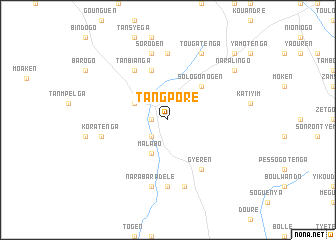 map of Tangporé