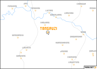 map of Tangpuzi
