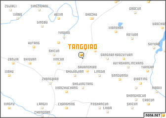 map of Tangqiao