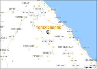 map of Tangsan-dong