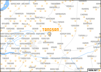 map of Tangsan