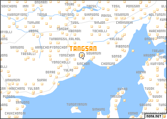 map of Tangsan