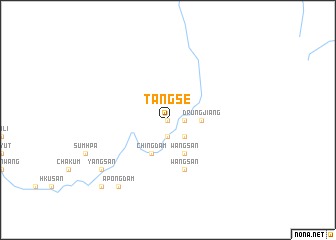 map of Tangse