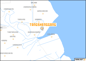 map of Tangshenggang