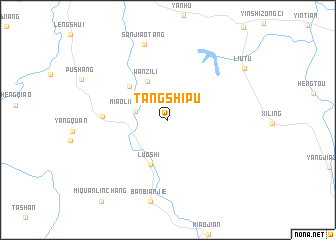 map of Tangshipu