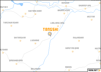 map of Tangshi