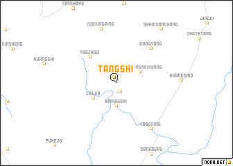 map of Tangshi