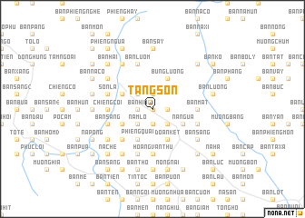 map of Tang Sơn