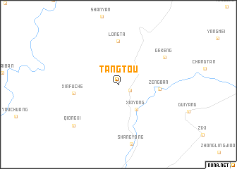 map of Tangtou