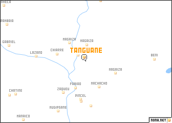 map of Tanguane