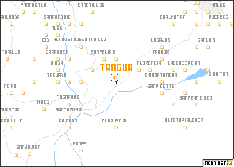 map of Tangua