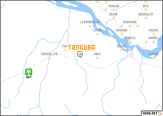 map of Tanguba