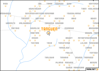 map of Tanguen