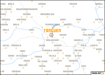 map of Tanguen