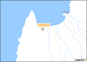 map of Tangue