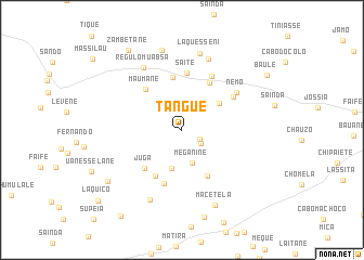 map of Tangue