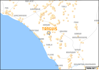 map of Tanguis